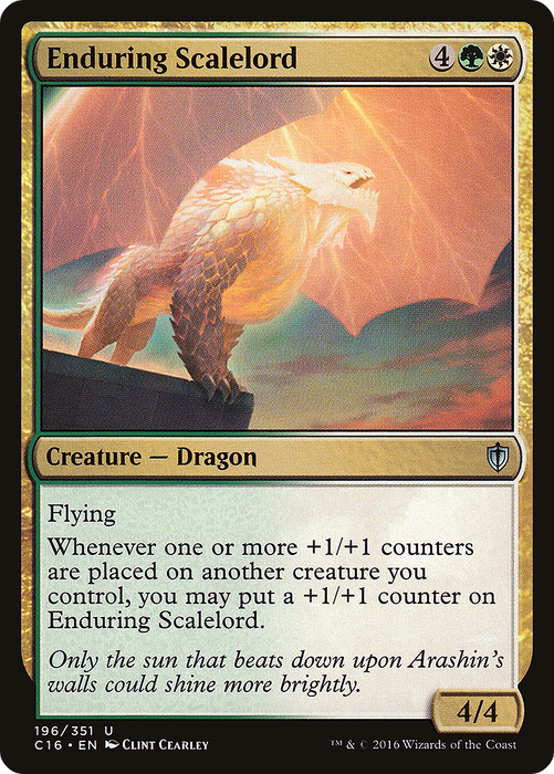 Enduring Scalelord (C16-196) - uncommon
