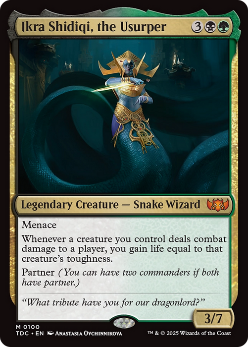 Ikra Shidiqi, the Usurper (TDC-100) - mythic