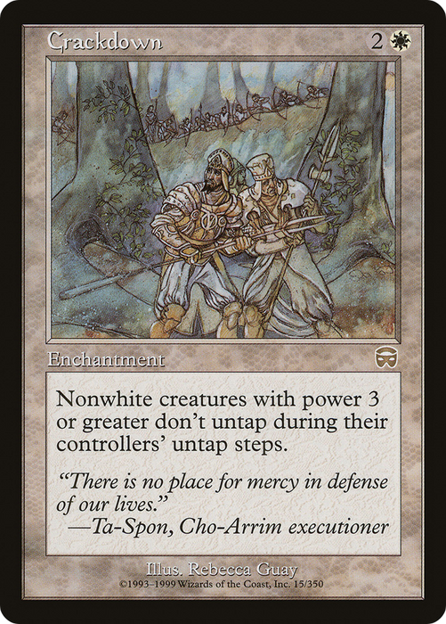Crackdown (MMQ-015) - rare - Foil