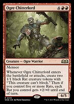 Ogre Chitterlord (WOE-319) - rare - Foil
