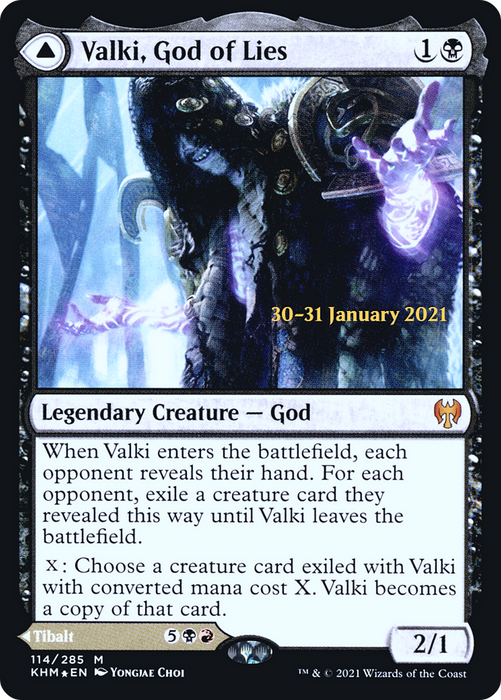 Valki, God of Lies // Tibalt, Cosmic Impostor (PRE-114S) - mythic - Foil