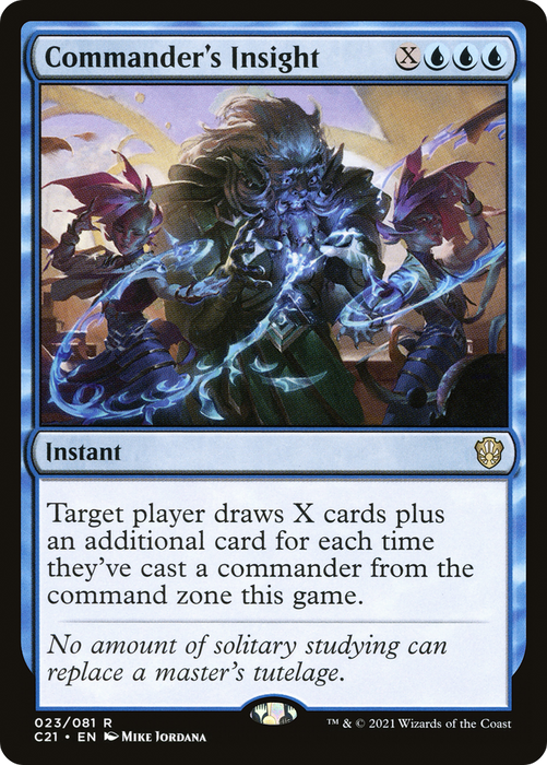 Commander's Insight (C21-023) - rare