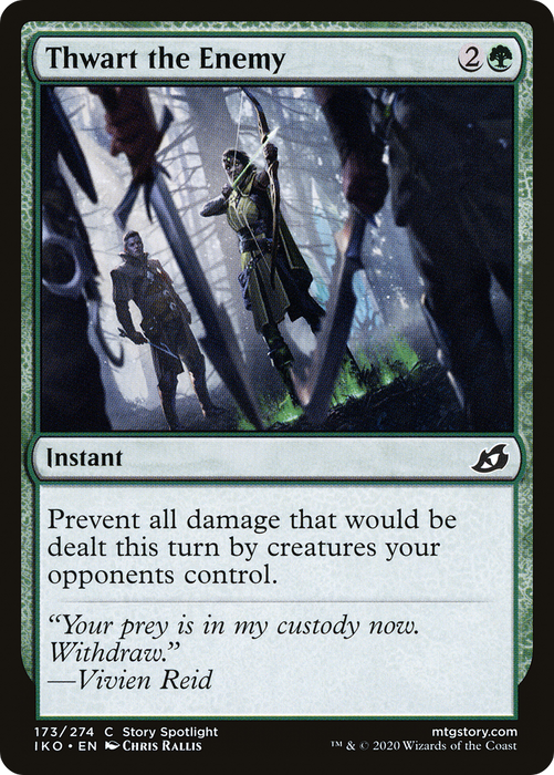 Thwart the Enemy (IKO-173) - common
