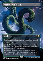 Restless Vinestalk (WOE-307) - rare (Borderless) - Foil
