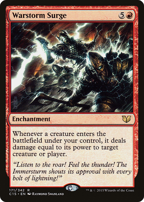 Warstorm Surge (C15-171) - rare