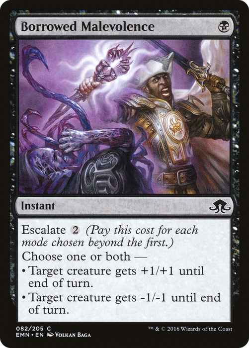 Borrowed Malevolence (EMN-082) - common - Foil