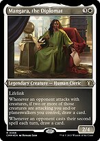 Mangara, the Diplomat (CMM-466) - rare - Etched Foil