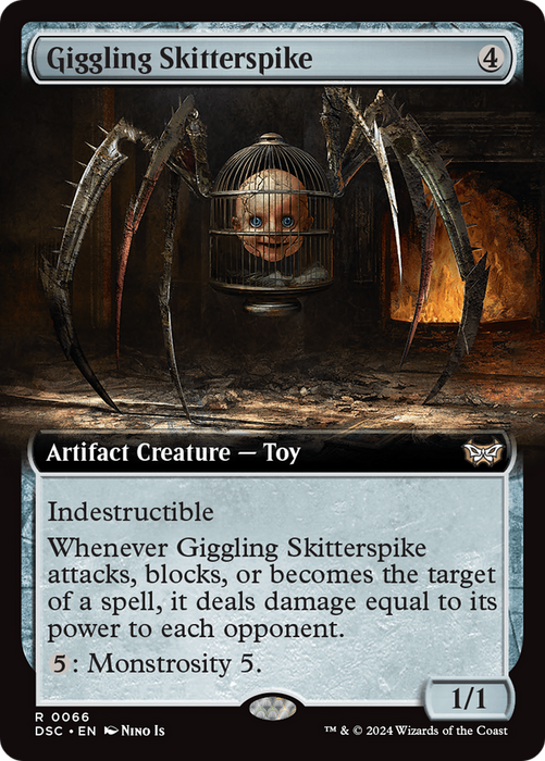 Giggling Skitterspike (DSC-066) - rare: (Extended Art)