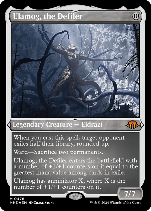 Ulamog, the Defiler (MH3-476) - mythic - Etched Foil