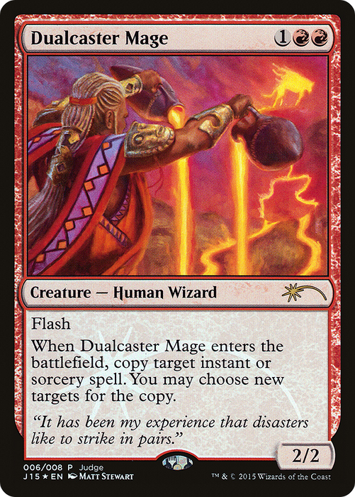 Dualcaster Mage (JDG-006) - rare - Foil
