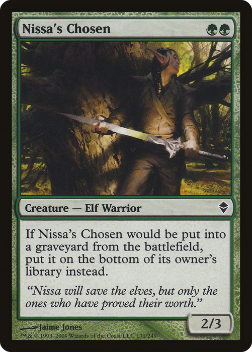 Nissa's Chosen (ZEN-171) - common - Foil