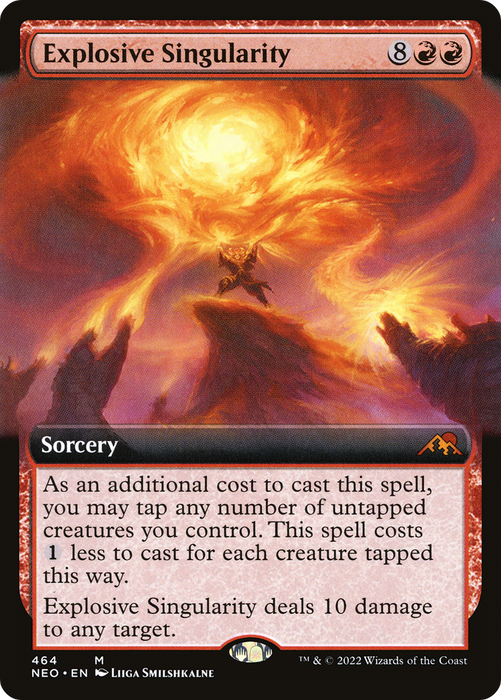 Explosive Singularity (NEO-464) - mythic: (Extended Art) - Foil