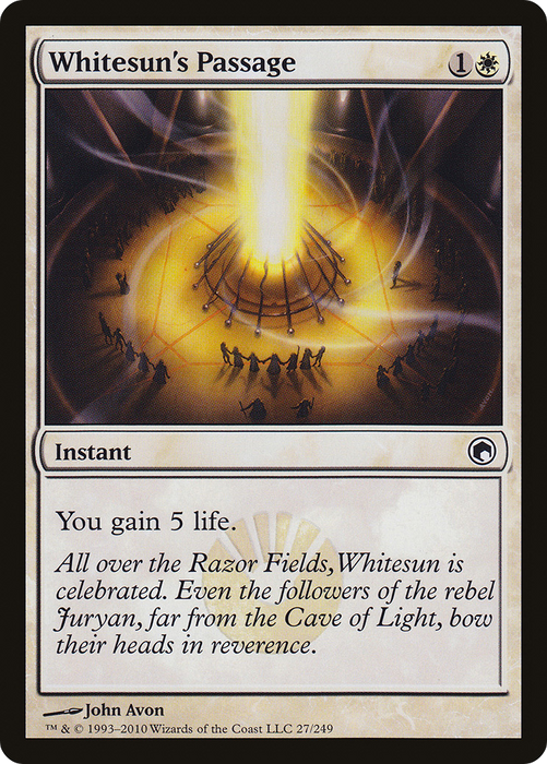 Whitesun's Passage (SOM-027) - common - Foil