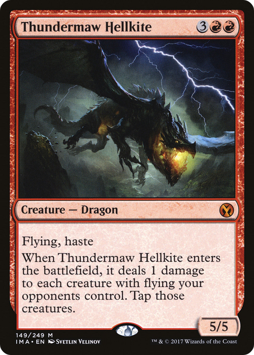 Thundermaw Hellkite (IMA-149) - mythic - Foil