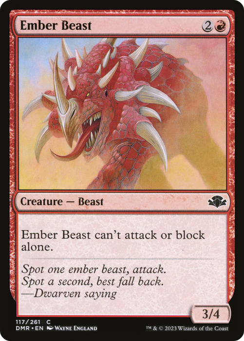 Ember Beast (DMR-117) - common
