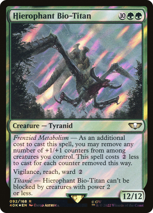 Hierophant Bio-Titan (40K-92★) - rare - Foil