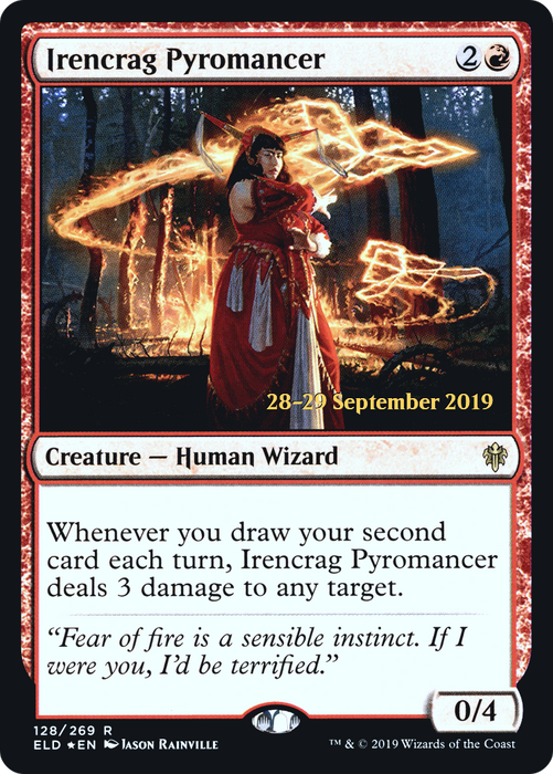 Irencrag Pyromancer (PRE-128S) - rare - Foil
