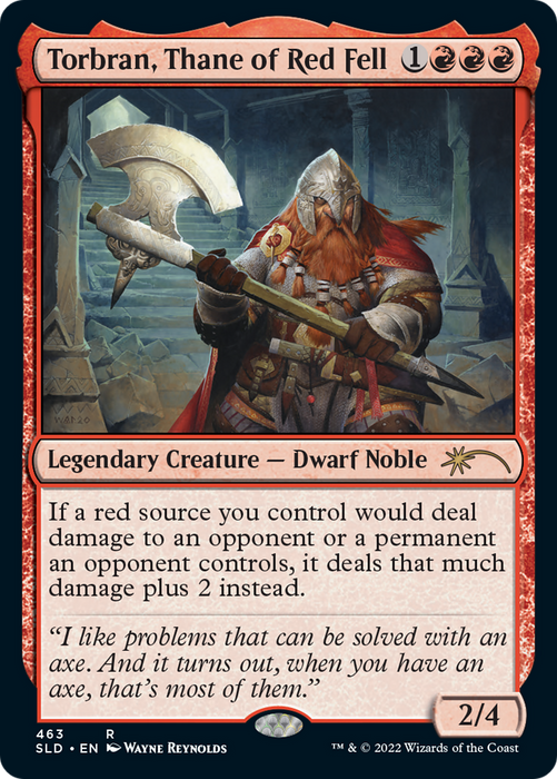 Torbran, Thane of Red Fell (SLD-463) - rare - Foil