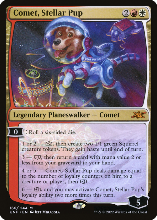 Comet, Stellar Pup (UNF-166) - mythic - Foil