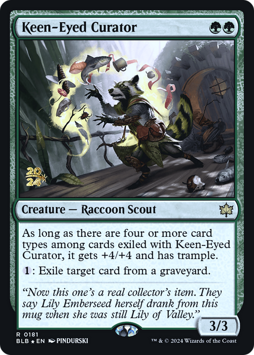 Keen-Eyed Curator (PRE-181S) - rare - Foil