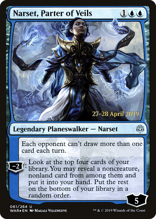 Narset, Parter of Veils (PRE-61S) - uncommon - Foil