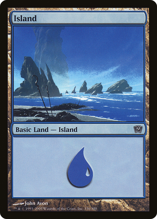 Island (9ED-336★) - common - Foil
