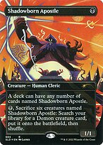 Shadowborn Apostle (SLD-684) - rare (Borderless) - Foil