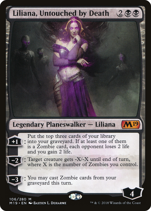 Liliana, Untouched by Death (M19-106) - mythic