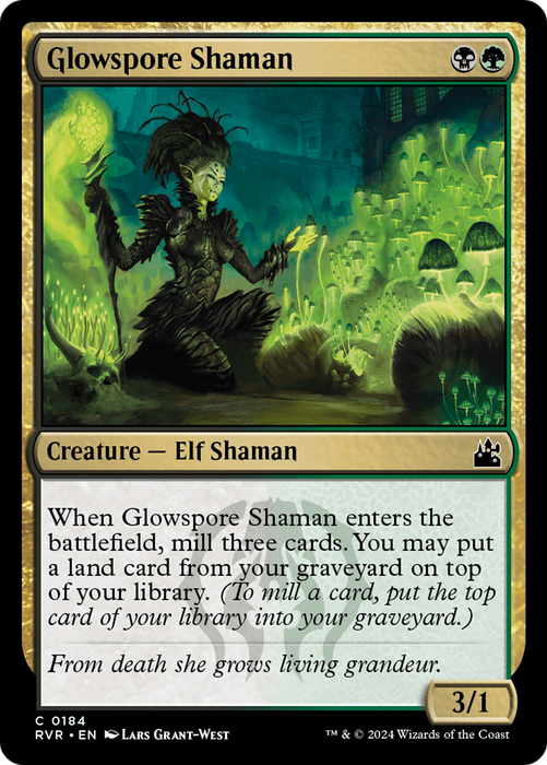 Glowspore Shaman (RVR-184) - common - Foil