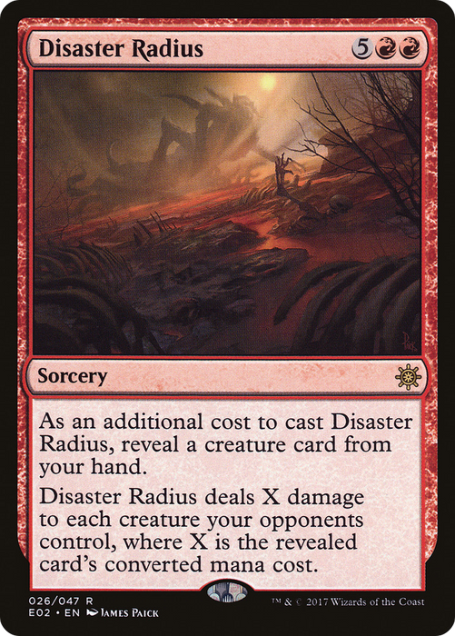 Disaster Radius (E02-026) - rare