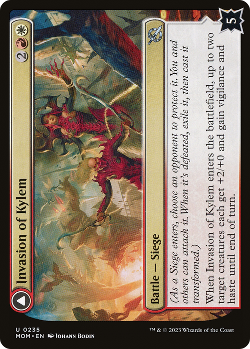 Invasion of Kylem // Valor's Reach Tag Team (MOM-235) - uncommon