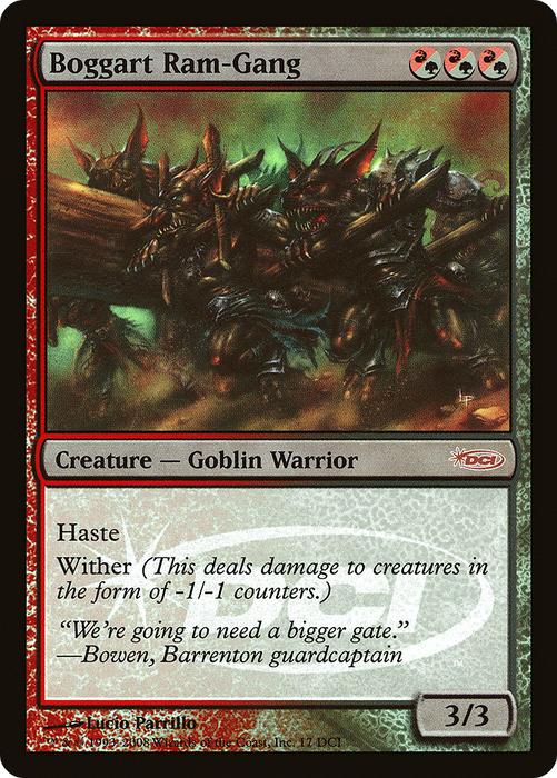 Boggart Ram-Gang (WPN-017) - rare - Foil
