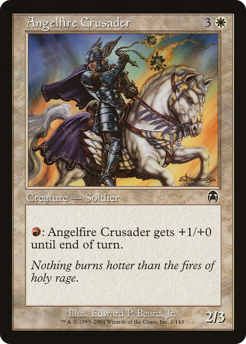 Angelfire Crusader (APC-001) - common - Foil