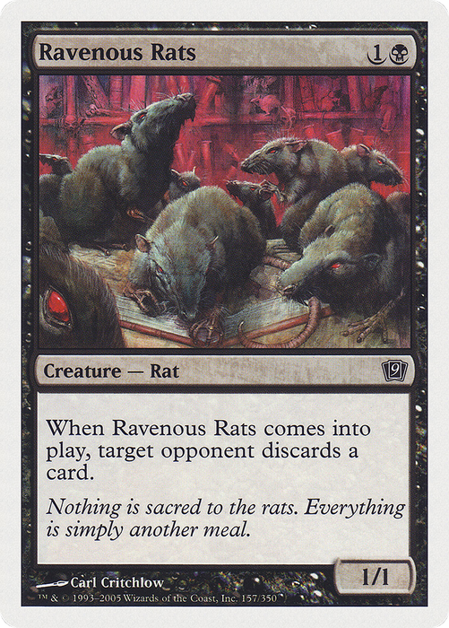 Ravenous Rats (9ED-157) - common