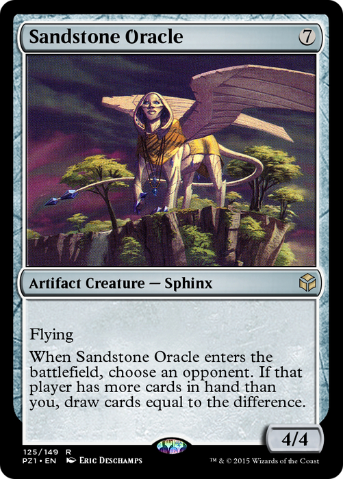 Sandstone Oracle (PZ1-125) - rare - Foil