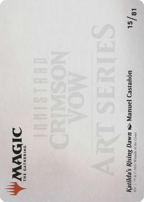 Katilda's Rising Dawn // Katilda's Rising Dawn (AVOW-015) - common (Borderless)