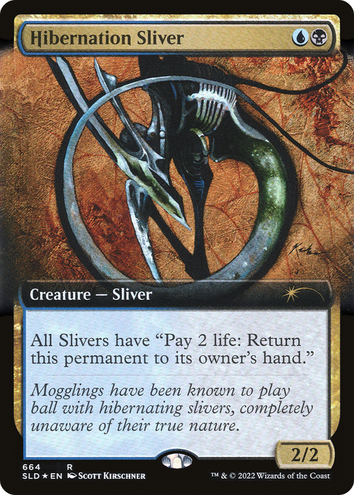 Hibernation Sliver (SLD-664) - rare: (Extended Art) - Foil