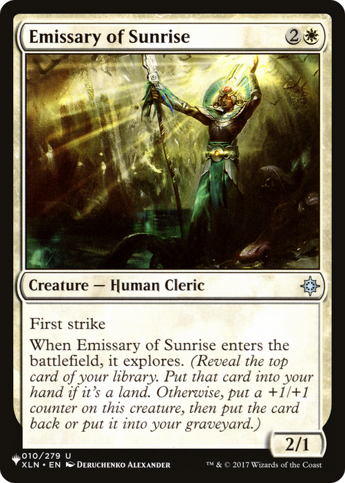Emissary of Sunrise (LIST-XLN-10) - uncommon