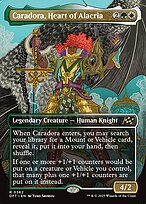 Caradora, Heart of Alacria (DFT-362) - rare (Borderless) - Foil