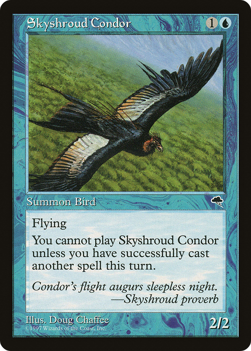 Skyshroud Condor (TMP-088) - uncommon