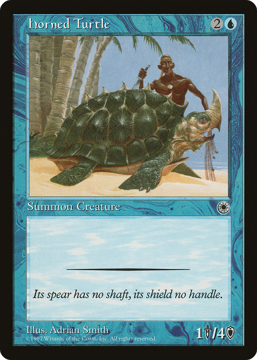 Horned Turtle (POR-057) - common