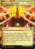 Campus Renovation (MAT-077) - uncommon: (Showcase) (Borderless) - Foil