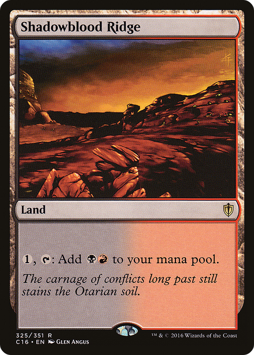 Shadowblood Ridge (C16-325) - rare