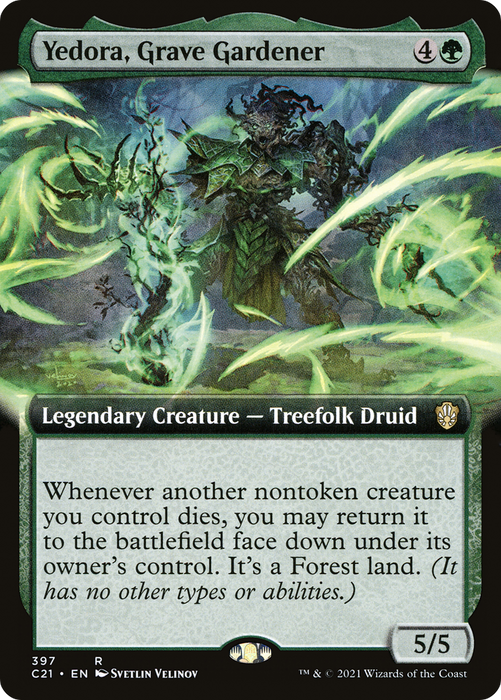 Yedora, Grave Gardener (C21-397) - rare: (Extended Art)