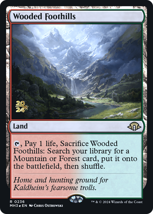 Wooded Foothills (PRE-236S) - rare - Foil