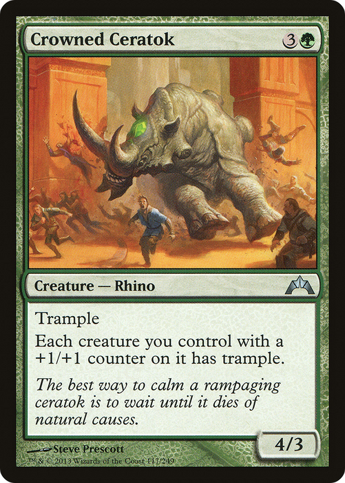 Crowned Ceratok (GTC-117) - uncommon