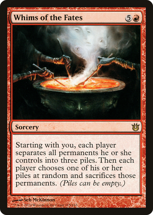 Whims of the Fates (BNG-115) - rare - Foil
