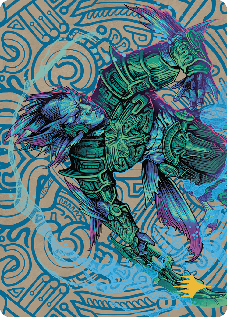 Hakbal of the Surging Soul // Hakbal of the Surging Soul (ALCI-074) - common (Borderless) - Foil