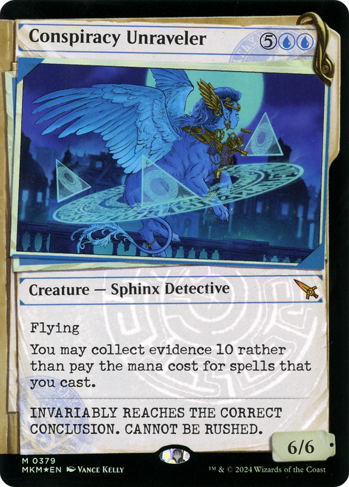 Conspiracy Unraveler (MKM-379) - mythic: (Showcase) - Foil