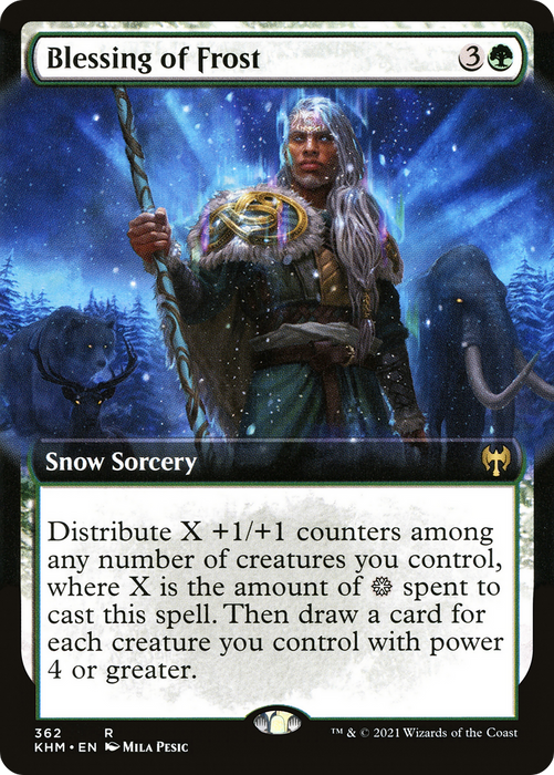 Blessing of Frost (KHM-362) - rare: (Extended Art, snow)